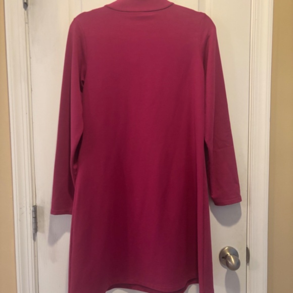 Spartina 449 Nora Half-Zip Dress in Magenta, Size M - Picture 5 of 5